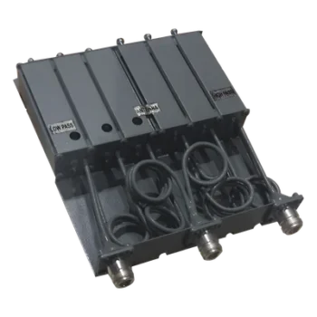 Duplexer / VHF 160-174 MHz / 6 Cavidades / 50 W / 5 MHz Separación / 80 dB Aislamiento TX-RX / Conector N Hembra
