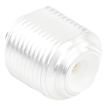 Adaptador Coaxial Universal / Macho a Macho / Bronce Plateado / Contactos Oro / Dieléctrico Teflón