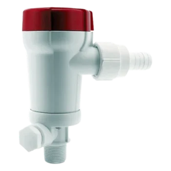 Bomba para Tanque de Cebo / 800 GPH / 12 VDC / Entrada Recta Grifo de Mar / Anti-Airelock / 3/4" NPT / Twist & Click
