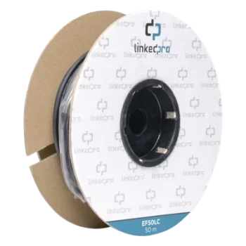 Carrete de Fibra Óptica / Monomodo 9/125 / LC-LC Dúplex / 50 m (164.04 pies) / Tight Buffer / Kevlar / Subterráneo por Tubería