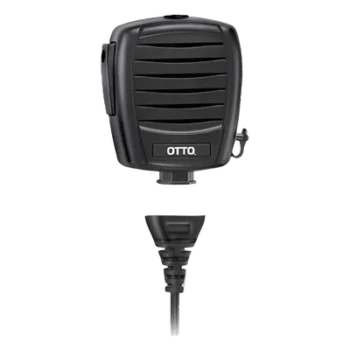 Micrófono Bocina de Uso Rudo / MIL-STD 810F / Cable RJ-45 Reemplazable / Clip 360° / Jack 3.5mm