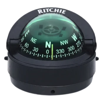 Brújula Marítima / Dial 70 mm / Iluminación Nocturna Verde / DirectiveForce Magnets / Montaje en Bracket / 100% Reparable