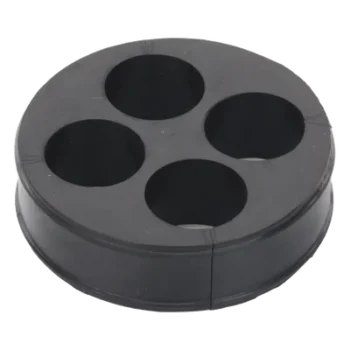 Inserto de Caucho EPDM / 4 Orificios / Cable 7/8 in / Diámetro Exterior 85 mm / Grosor 25.4 mm (1 in)