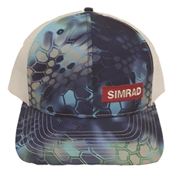 Gorra / Ajustable / Transpirable / Azul y Blanco / Visera Curva