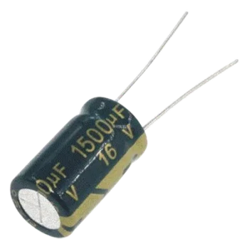 Capacitor Electrolítico / 1500 µF / 16 Vcc / Radial / 105 °C / 10 x 20 mm
