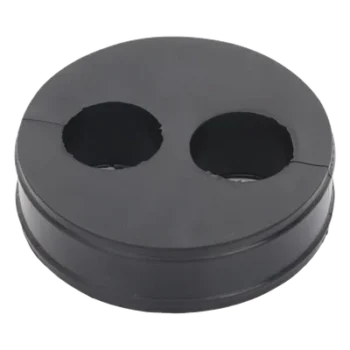Inserto de Caucho / 2 Orificios 7/8 in / Diámetro Exterior 85 mm (3.34 in) / Grosor 25.4 mm (1 in) / EPDM / Sellado Hermético
