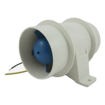 Soplador de aire / 3 pulg (76 mm) / 135 CFM / 13.6 VCC / 2.9 A / Cuerpo niquelado anticorrosión