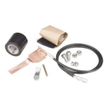Kit de Puesta a Tierra / Guía de Onda Elíptica 43 / 130,000 A / IP68 / -40°C a +85°C / 2 pies Cable