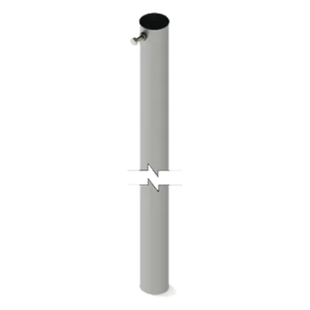Sección de Mástil Telescópico Ligero / 3 m (9.84 ft) / 1" Diámetro / Calibre 20 / Acero Galvanizado