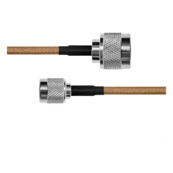 Cable coaxial RG142 / Conector N macho a TNC macho inverso / 100 cm (3.28 ft)