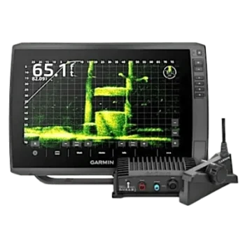 Plotter de Navegación GPS con Sonda Integrada / Pantalla Táctil IPS 12.1" WXGA / Receptor Multiconstelación 10 Hz / Sonda CHIRP 600W con ClearVü y SideVü / Compatibilidad AIS, DSC, LiveScope y Panoptix / IPX7 / 2.5A a 12V