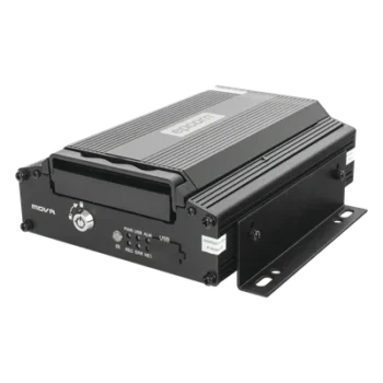 DVR Móvil / 4 Canales AHD 2 Megapixel + 1 Canal IP / H.265 / Chip IA Embebido / ADAS y DSM / 4G / WiFi / GPS / HDD hasta 2 TB / -40 °C a 70 °C (-40 °F a 158 °F)
