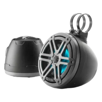 Altavoz Marino JL de 6.5 Pulgadas / Coaxial Cerrado / 75W RMS / 89.5 dB SPL / 4Ω / Iluminación LED Transflective™ y RGB / Cúpula de Seda / Cono de Polipropileno