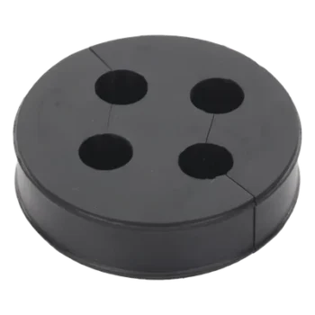 Inserto de Caucho para Placa Pasamuro / 4 Orificios / Cable 3/8 in / Diámetro Exterior 85 mm (3.34 in) / Grosor 25.4 mm (1 in) / EPDM