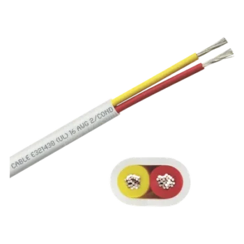 Cable Plano Grado Marino / Calibre 16 / 2 Conductores / 250 ft (76.2 m)