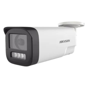 Cámara Bala TURBOHD / 8 Megapixel / Dual Light 80 m (262.5 ft) / Audio Bidireccional / ColorVu / IP67 / Metal