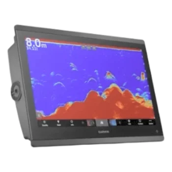 GPS Táctil Marino / 16" Full HD IPS / IPX7 / Sonda CHIRP 1kW / ClearVu & SideVu / NMEA 2000 / Wi-Fi / Bluetooth / ANT / 15.2" x 10.4" x 3" (38.5 x 26.3 x 7.6 cm)