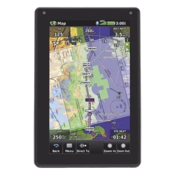 Navegador portátil aeronáutico / Pantalla táctil 7' / Visión 3D / Receptor SBAS/WAAS/GLONASS / Tráfico aéreo / 4 horas batería