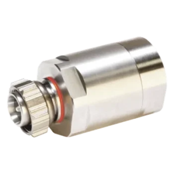 Conector RF Macho / 4.3-10 / Recto / 7/8" Cable / 0-5000 MHz / 50 Ω / 3 kW Promedio