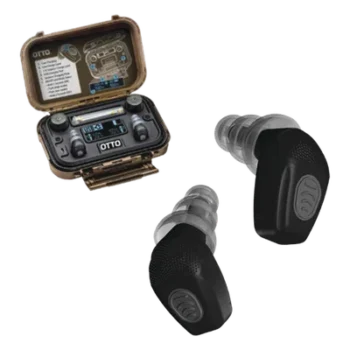 Tapones auditivos electrónicos / Detección y filtrado de voz / Atenuación 40 dB / Amplificación 5x / IP67 / 16 horas batería