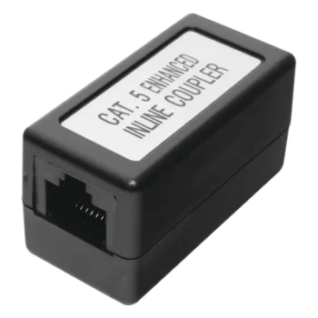 Acoplador UTP / Cat5e / RJ45 Hembra a Hembra / 2 Puertos / 125VCA / -40 a 85°C Almacenamiento