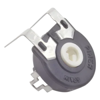 Potenciómetro Cermet / 10 kΩ / 0.25 W / 15 mm / Ajuste Vertical / Montaje Horizontal PCB