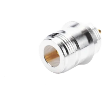 Conector N Hembra / Montaje Frontal Panel / Doble D Plano / Soldable / 0.5 pies Cable Compatible