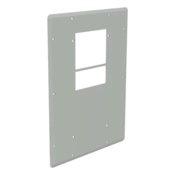 Placa Adaptadora / Aluminio 3mm / 506x381mm / RAL 7035 / Junta Espuma / Hardware Inox / Puesta a Tierra / 19.9x15in