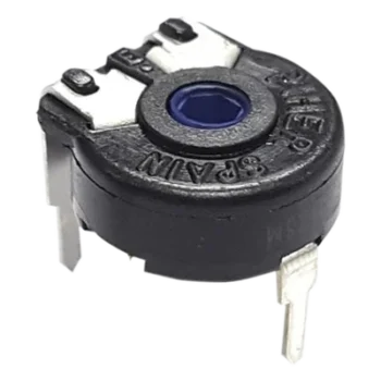 Potenciómetro de Carbón / 50 kΩ / 0.15 W / 10 mm / Montaje Horizontal / Ajuste Vertical / IP54