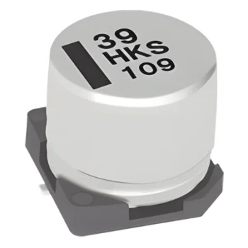 Capacitor Electrolítico SMT / 1 µF / Bajo ESR 0.12-0.28 / Rango -55°C a +105°C / Resistencia Soldadura 250°C
