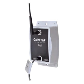 Alarma y Monitoreo Inalámbrica por Voz / UHF 450-470 MHz / 2W / 4 Entradas Programables / Alcance 7,000 Transmisiones / 6 Baterías AA