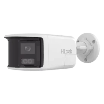 Cámara Bala IP / 8 Megapixel / Imagen Panorámica 180° / Dual Light 30 m (98.4 ft) / PoE / Audio Bidireccional / IP67