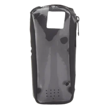 Funda de Piel Reforzada / Visor Frontal Transparente / Cierre Metálico / Compatible IC-A25