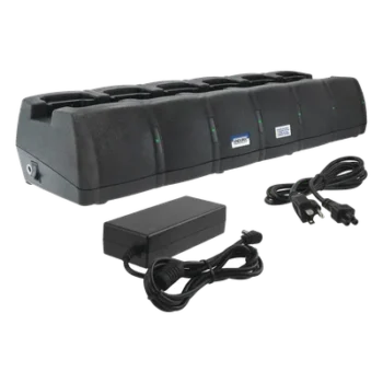 Multicargador / 6 Cavidades / Ni-MH / Adaptadores Intercambiables / LED por Cavidad / Uso Profesional