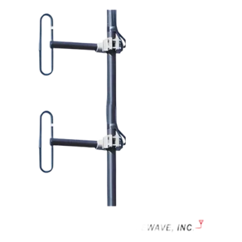 Antena Base UHF / 2 Dipolos / 406-512 MHz / 500 W / 3-6 dBd / 78.7 x 30.48 cm (31 x 12 in)