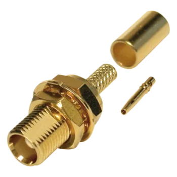 Conector MCX Hembra para Panel / Montaje D-Plano / Anillo Plegable / Cable RG-316/U Grupo B / Contacto Oro / Aislante Teflón