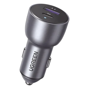 Cargador de Auto / 42.5W / USB-A + USB-C / PD3.0 + QC3.0 / 12-24 VCD / Aluminio