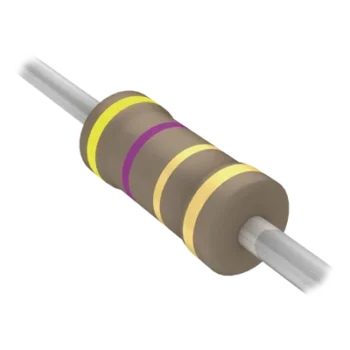 Resistencia Axial / Película de Carbón / 4.7 Ohm / 1/4W / 5% / -55°C a +155°C