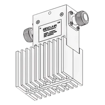 Aislador de Etapa Sencilla / 380-415 MHz / 35 MHz BW / 125W Entrada / 60W Reflejada / N Hembras / 38x64x88 mm