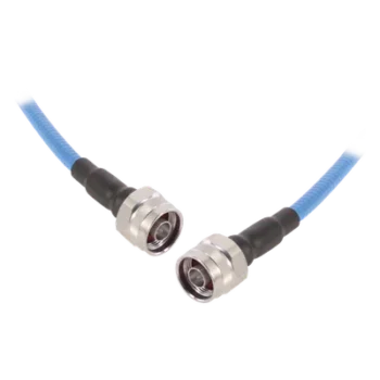 Cable Coaxial / Bajo PIM ≤-155 dBc / N Macho a N Macho / 1/4" Diámetro / 1 Metro (3.28 Pies) / 0-6 GHz / Plenum UL910