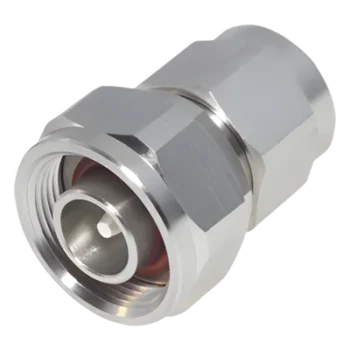 Adaptador en Línea / 4.3-10 Macho a N Macho / 50 Ω / Hasta 5,500 MHz / PIM ≤-160 dBc / VSWR ≤1.10:1
