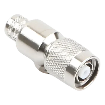 Conector TNC Macho Inverso / Anillo Plegable / RG-174/U / BELDEN 8216 / 50 Ω / Bronce Niquelado / Contacto Oro