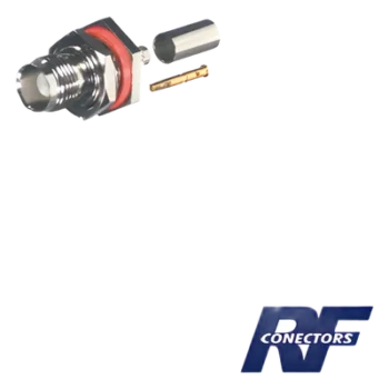 Conector TNC Hembra / Hermético IP68 / Montaje Trasero / Panel D Plano / RG-58/U