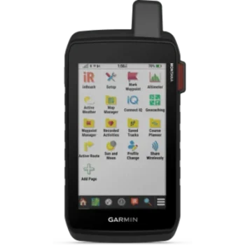 GPS Navegador Satelital Táctico Montana® 710i / Pantalla Táctil WVGA 5" / Mapas TopoActive y City Navigator / Batería 24h GPS / IPX7 / MIL-STD-810 / Mensajería Satelital inReach / 32 GB