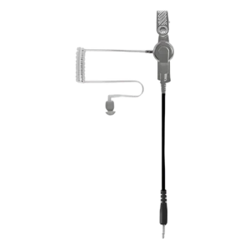 Audífono de vigilancia / Tubo acústico de perfil bajo / Cable 15' (4.6 m) enrollado / Compatibilidad SPM-100/1100/2100/3100