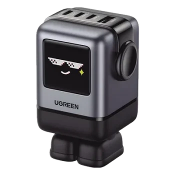 Cargador de Escritorio / 100W / 4 Puertos / PD 3.0 / QC 4.0 / GaN II / Pantalla LED