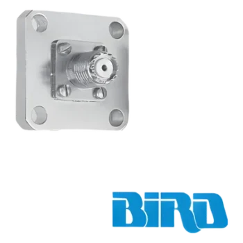 Conector Mini UHF / Hembra QC Sin Soldar / Montaje 4 Perforaciones 18 mm / Cuerpo Niquelado