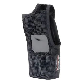 Funda de nylon para radio / Lazo-cinto ajustable / Capuchón auto-adherible / Visor frontal transparente / Compatibilidad 12 modelos Icom