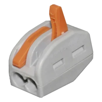 Conector de Presión / 1 Entrada 1 Salida / 12AWG-28AWG / 250V 32A / -20°C a 70°C / 0.47 x 0.83 x 0.59 in