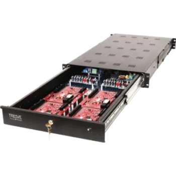 Chasis de Rack / 2U EIA 19" / Backplane Removible / Hasta 4 Controladores Mercury / Integración de Fuentes / 6 Knockouts Dobles